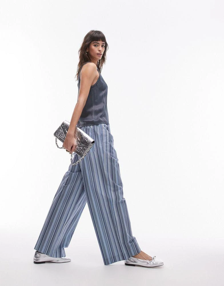Topshop Topshop co-ord satin raw-edge racer cami top in charcoal 3