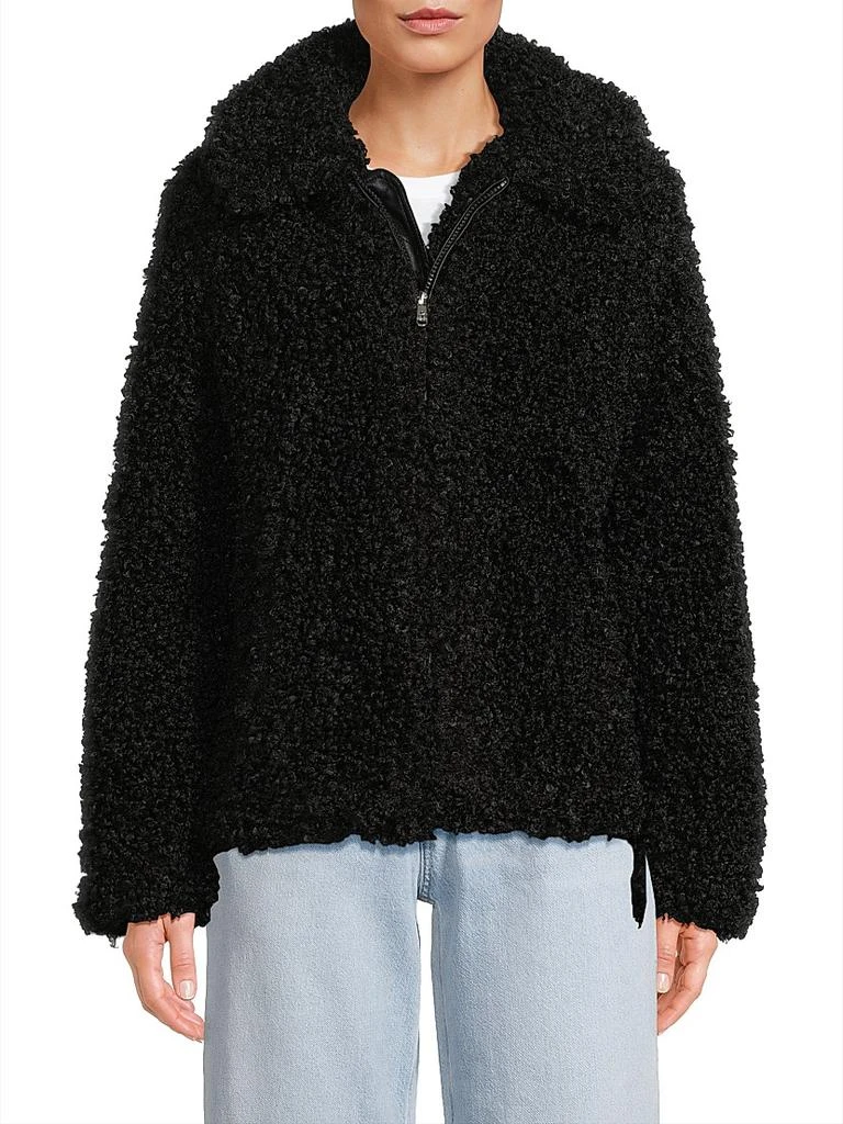 Sam Edelman Faux-Shearling Zip-Front Jacket 3