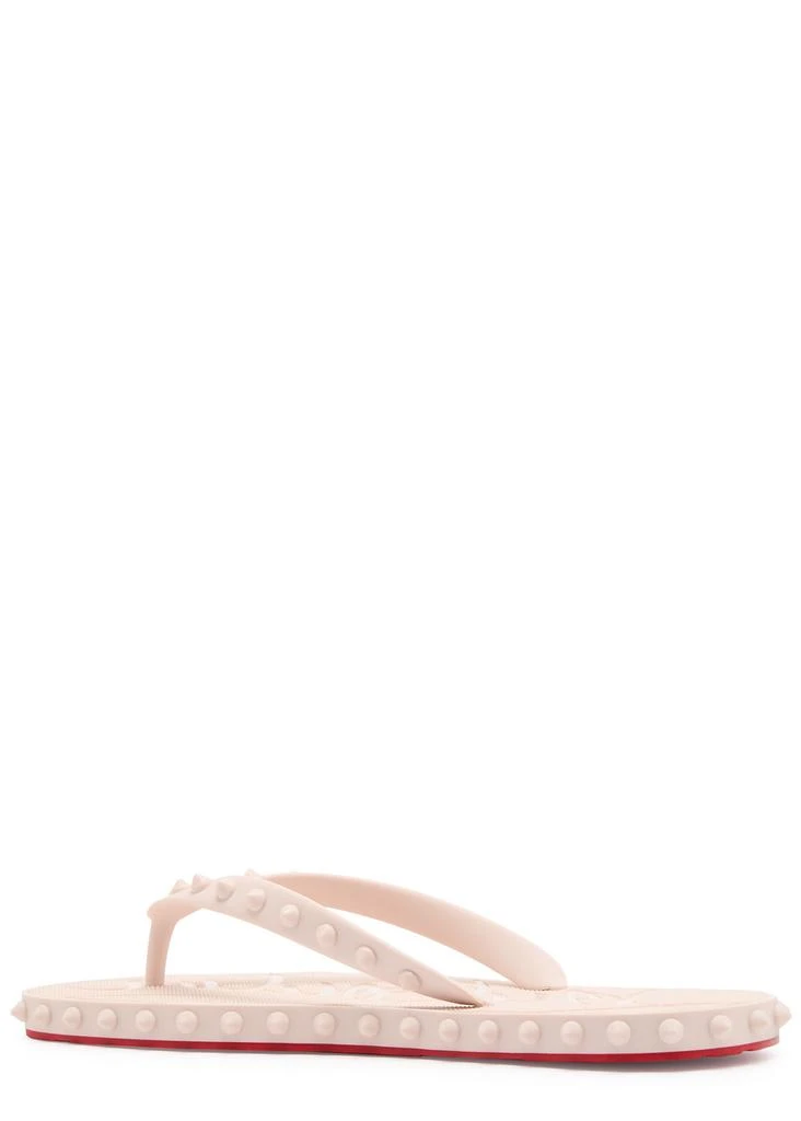 Christian Louboutin Super Loubi studded rubber flip flops 2