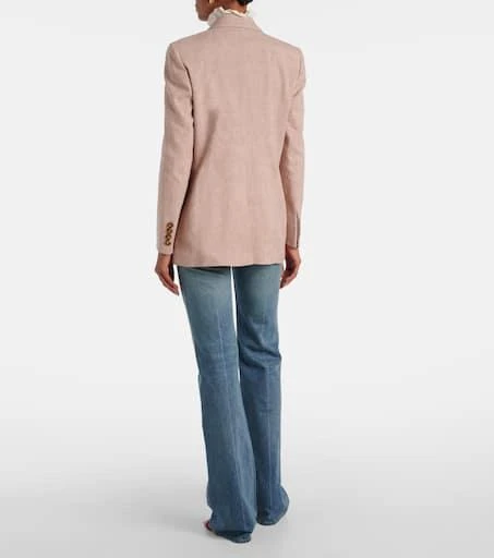 BLAZÉ MILANO Spray linen and wool blazer 3