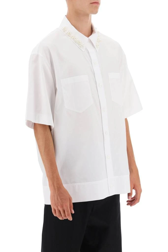Simone Rocha Simone rocha oversize shirt with pearls 2