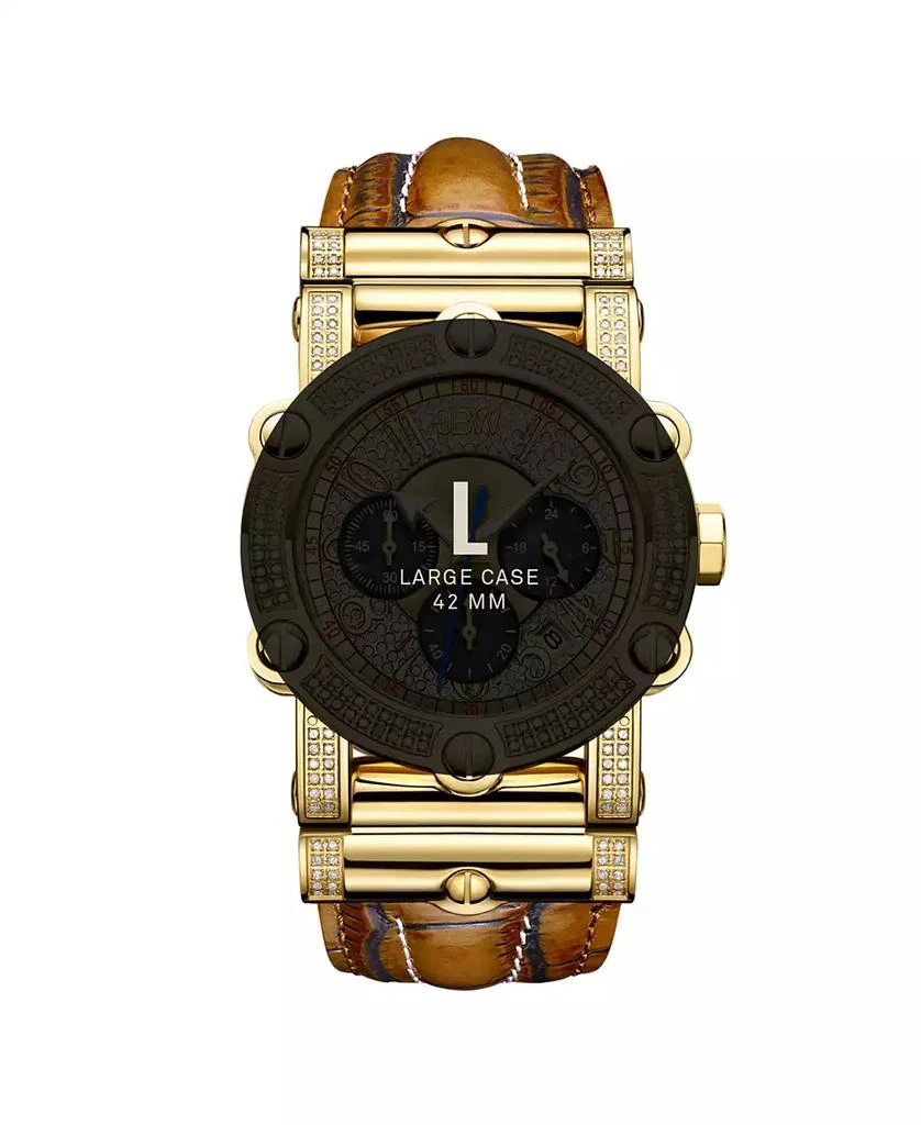 Jbw Men's 10 YR Anniversary Phantom Diamond (1 3/4 ct.t.w.) & Chronograph Watch 7