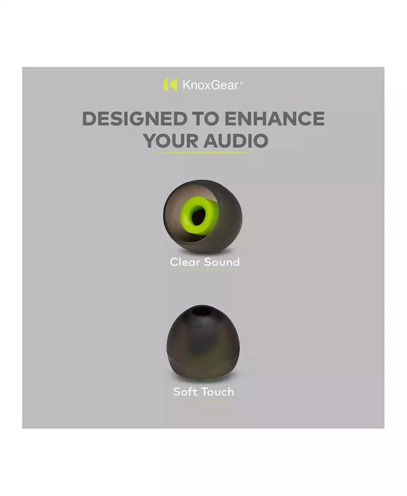 SONY WFC510 Truly Wireless Earbuds (Black) with Silicone Earbud Replacement Tips for In-Ear Headphones (Black, 6-pack) 2