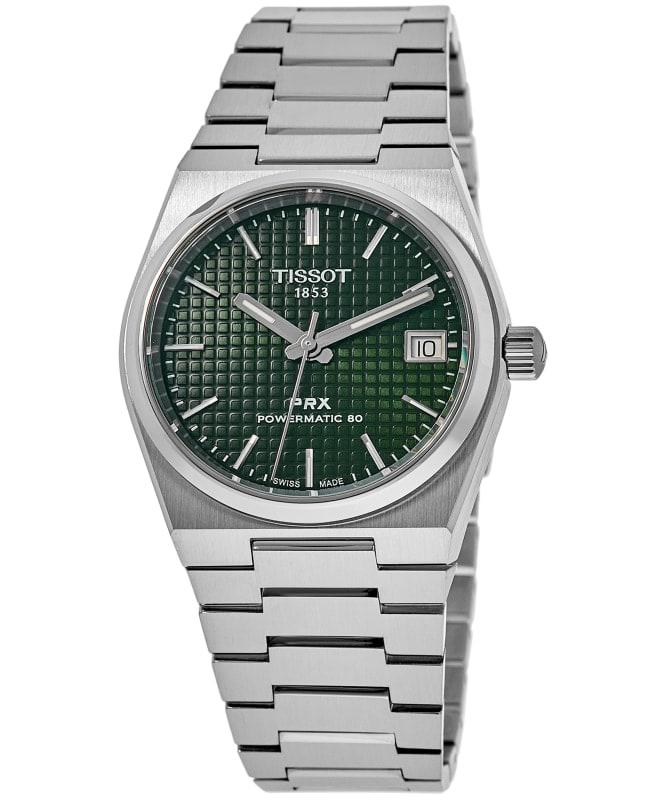 Tissot Tissot PRX Powermatic 80 35mm Green Dial Steel Unisex Watch T137.207.11.091.00