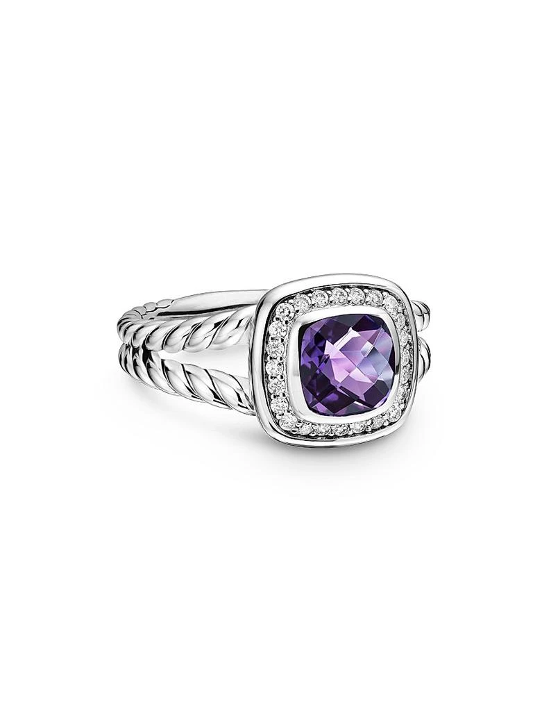 David Yurman Petite Albion® Ring With Pavé Diamonds 1
