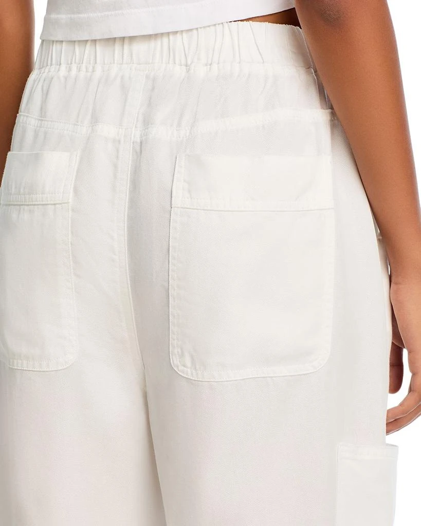 AQUA Chambray Cargo Pants - Exclusive 5