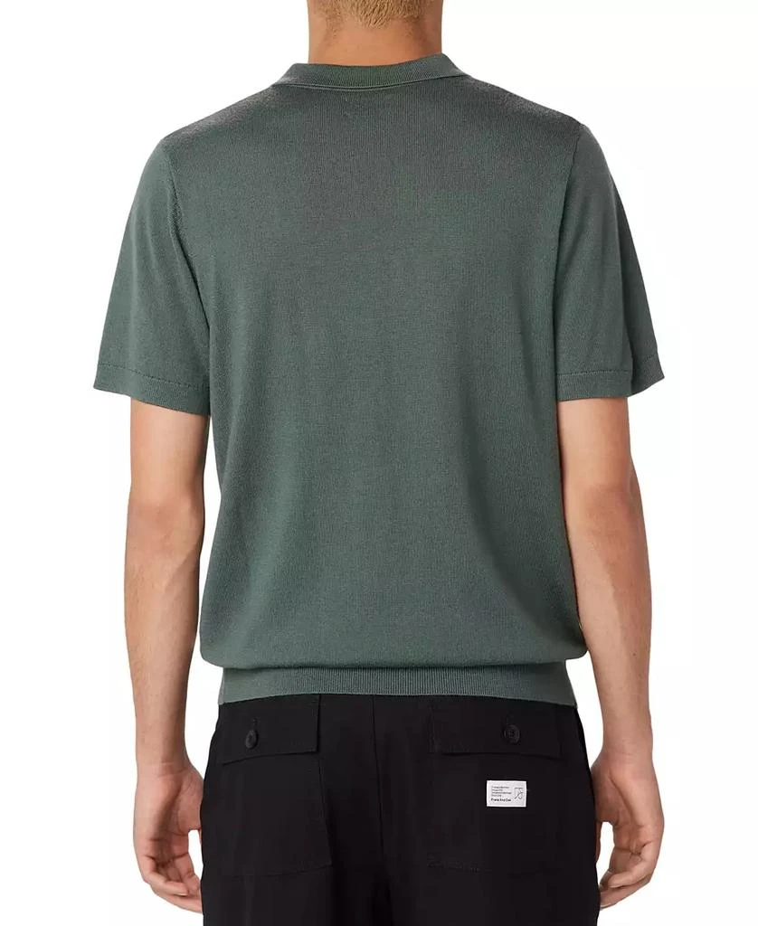 Frank And Oak Men's Regular-Fit Sweater-Knit Merino Wool Polo Shirt 2