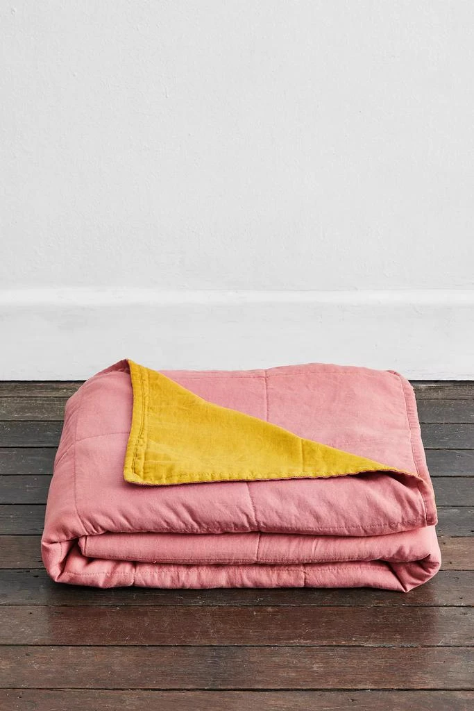 Bed Threads Bed Threads Reversible Linen Quilt 2