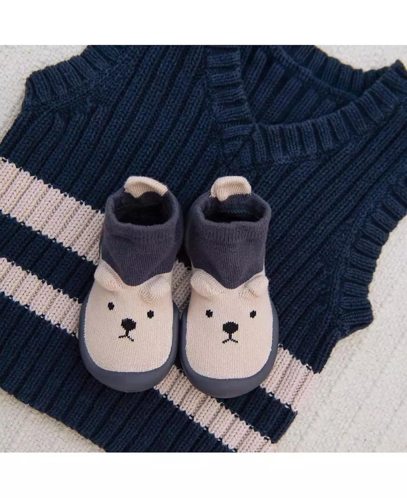 Komuello Baby Boy First Walk Sock Shoes Little Cub 7