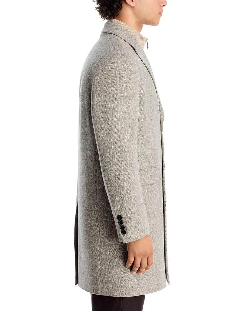 Cardinal of Canada Sutton Wool & Cashmere Herringbone Top Coat 5