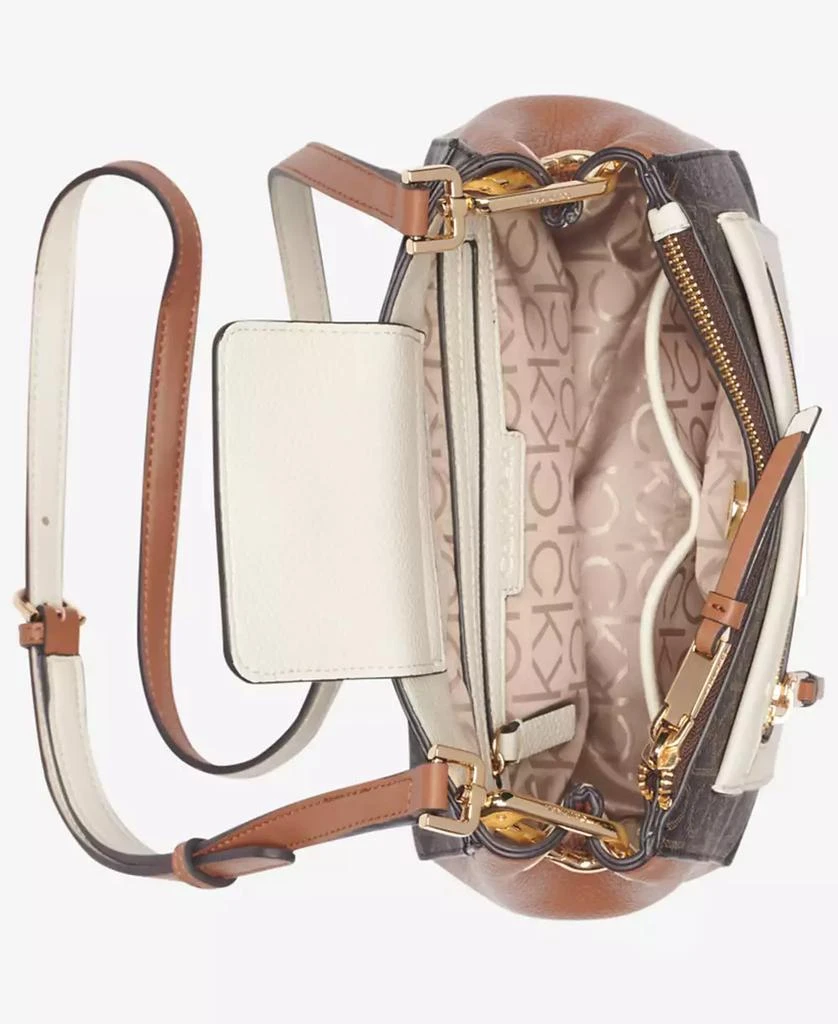 Calvin Klein Hadley Signature Colorblocked Adjustable Crossbody 4