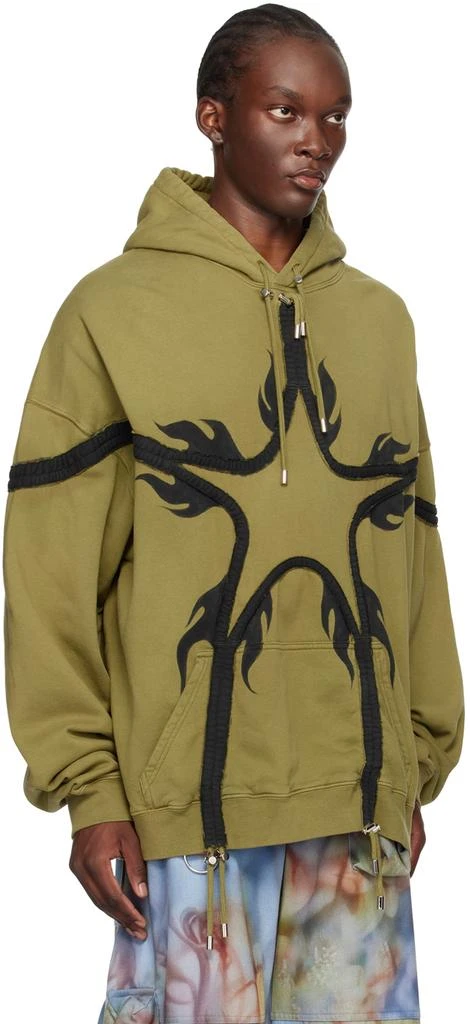 Collina Strada Green Star Hoodie 2