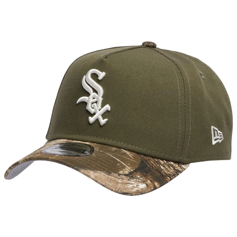 New Era New Era White Sox 9Forty Olive RealTree A-Frame Cap - Adult 1