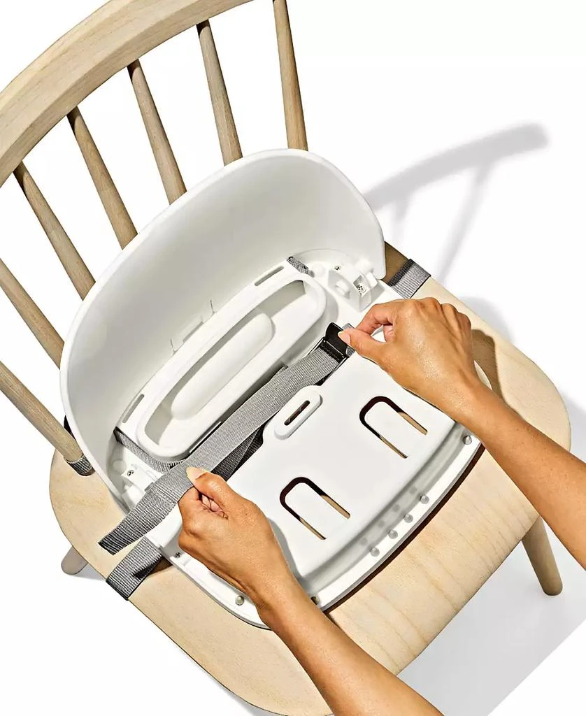 OXO Tot 11" x 5" x 13" Perch Booster Seat with Straps 3