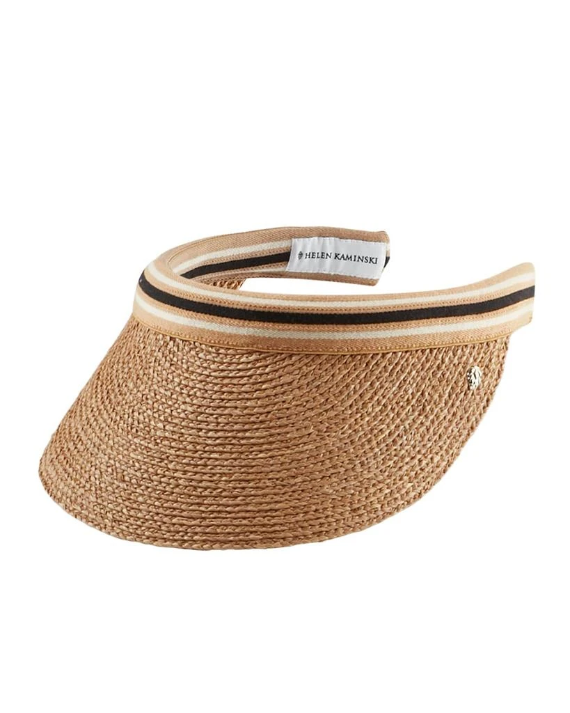 Helen Kaminski Bianca Classic Slide-On Raffia Visor 1