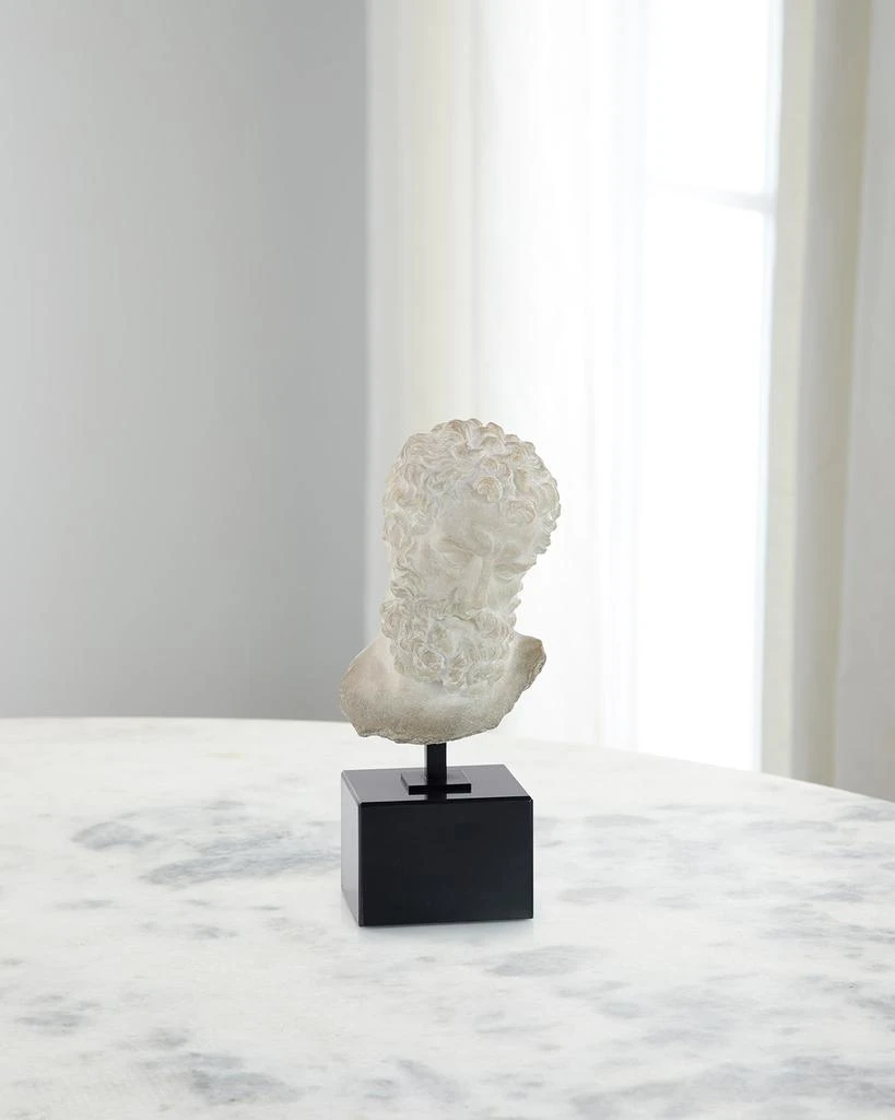 John Richard Greek Bust on Marble Base 1