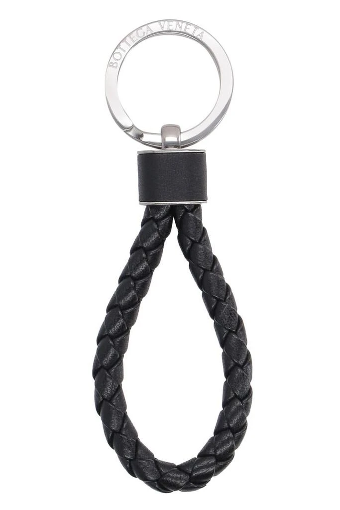 Bottega Veneta Bottega Veneta Intrecciato Leather Keyring 1