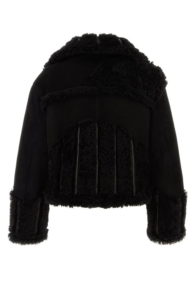 Tom Ford Tom Ford Shearling-Panelled Zipped Biker Jacket 2