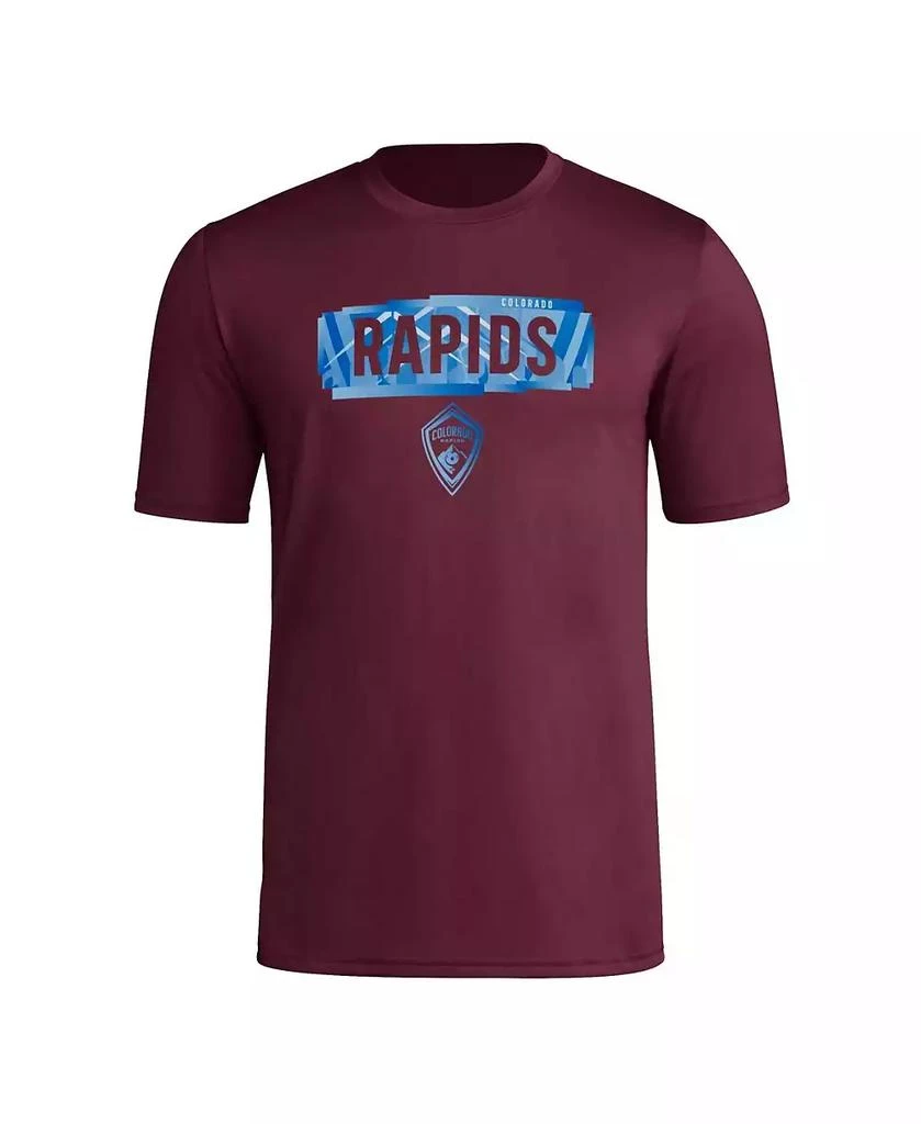 Adidas Men's Burgundy Colorado Rapids Local Pop AEROREADY T-Shirt 3