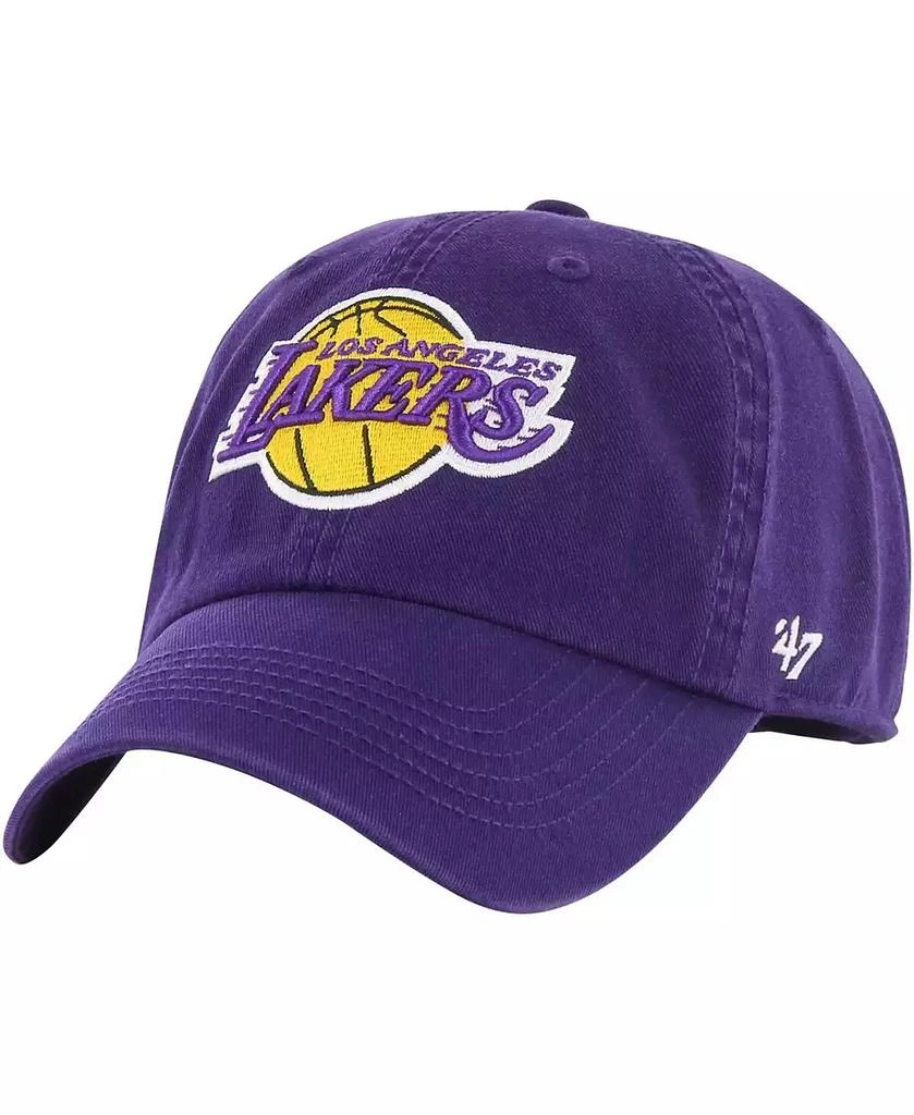 47 Brand Men's Purple Los Angeles Lakers Classic Franchise Fitted Hat 1