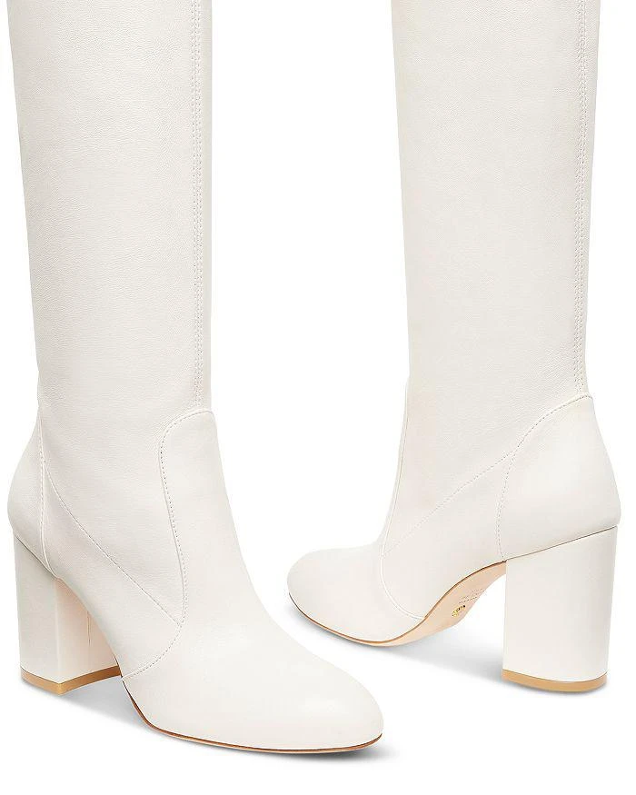 Stuart Weitzman Yuliana 85 Block Heel Slouch Boots 4
