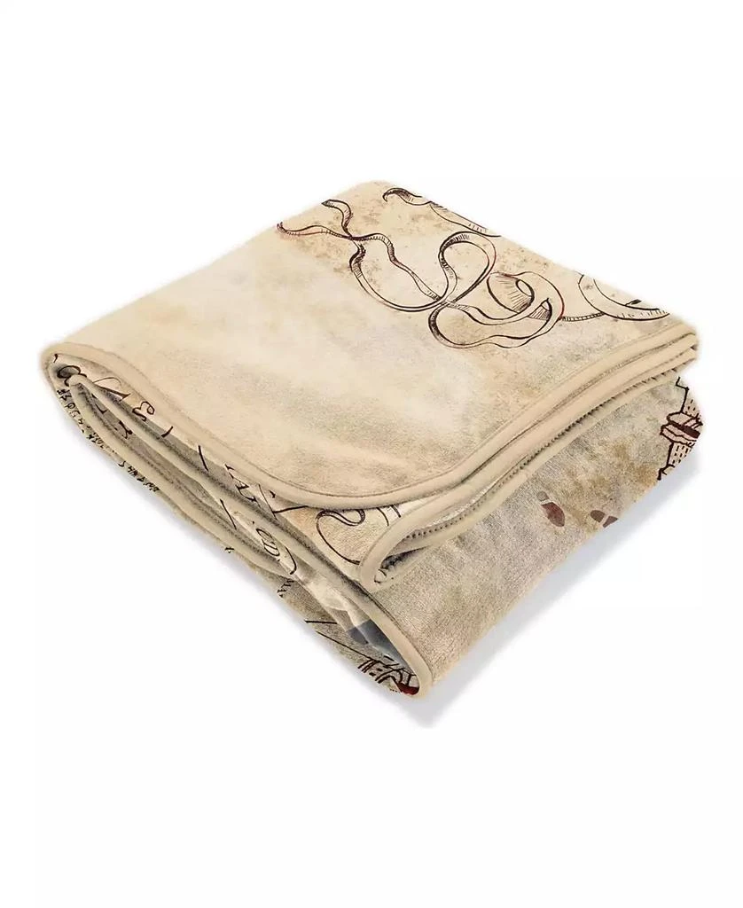 Harry Potter Marauders Map Silk Touch Throw, 70" x 50" 4