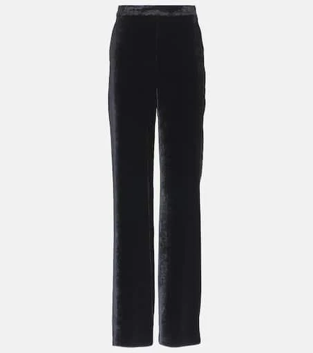 ETRO Velvet straight pants 1