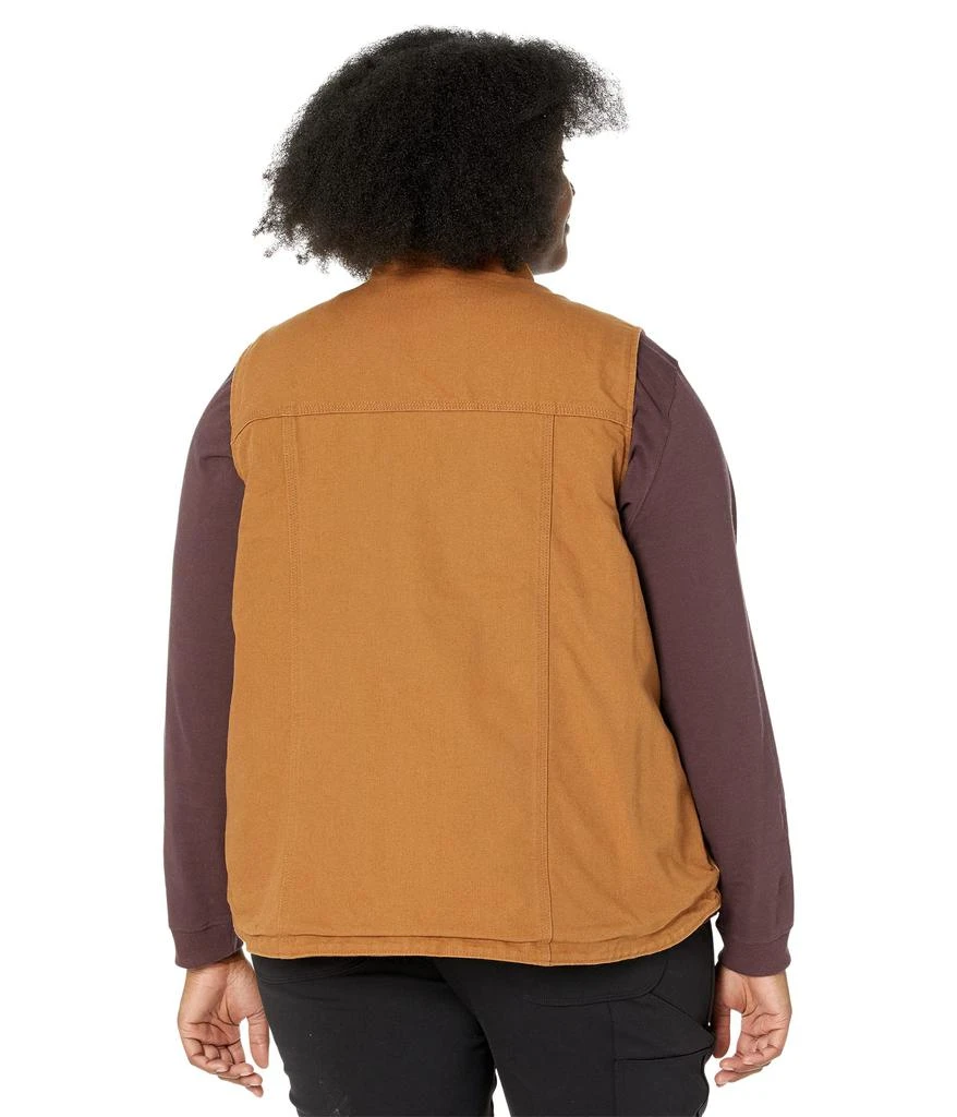 Carhartt Plus Size OV277 Sherpa Lined Mock Neck Vest 2