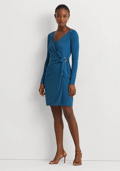 Ralph Lauren Ralph Lauren Ring Trim Stretch Jersey Cocktail Dress 1