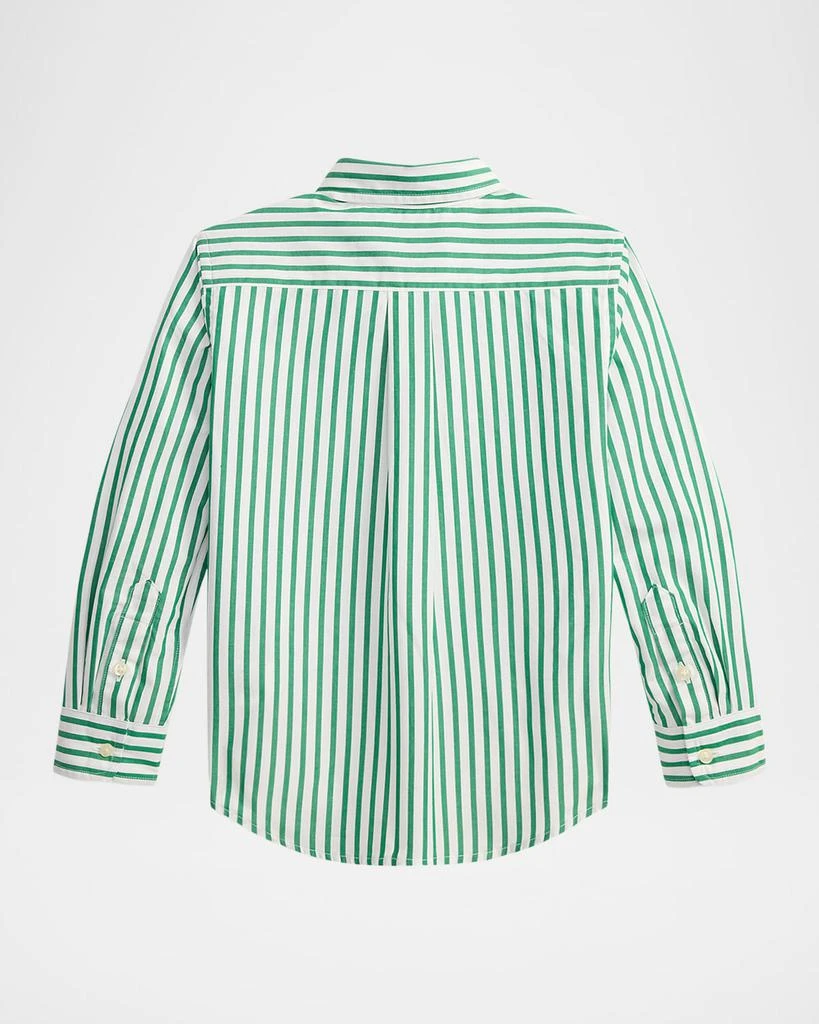 Ralph Lauren Boy
s Striped Cotton Poplin Shirt, Size 2-7 2