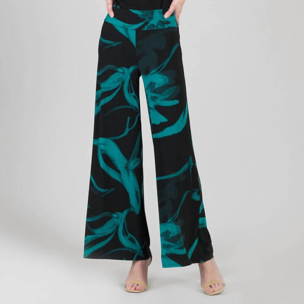 Clara Sun Woo Clara Sun Woo - Floral Signature Palazzo Pants