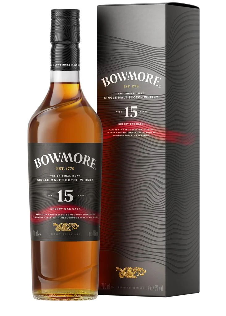 Bowmore 15 Year Old Sherry Cask Single Malt Whisky 1