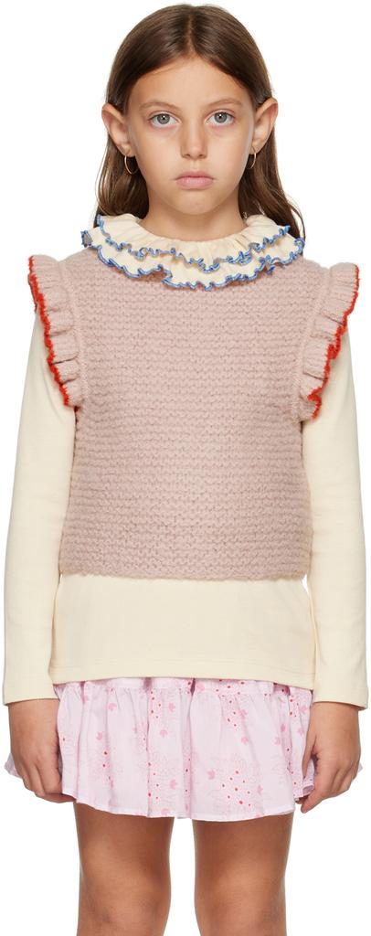 Misha & Puff Kids Pink Fiora Vest