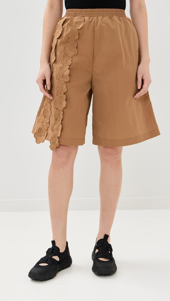 CECILIE BAHNSEN Recycled Taffeta Angel Shorts