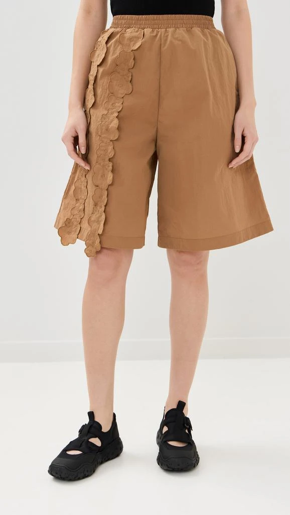 CECILIE BAHNSEN Recycled Taffeta Angel Shorts 1