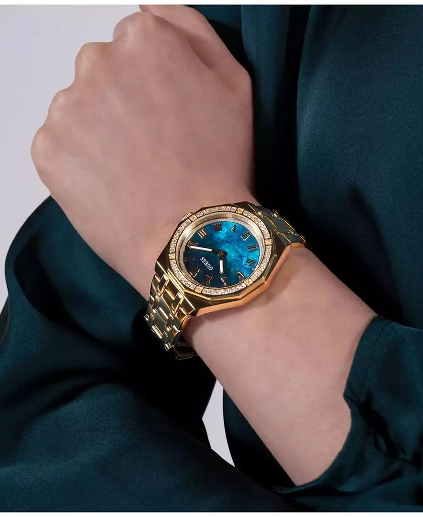 GUESS Women's Analog Gold Stainless Steel Watch 36mm 5