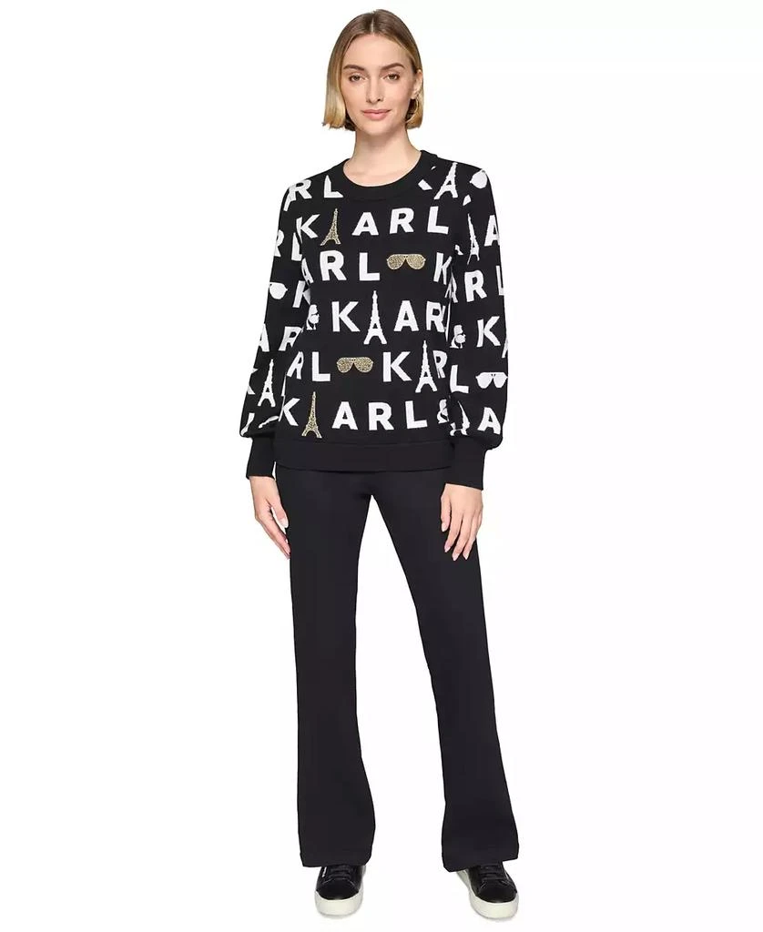 Karl Lagerfeld Paris Women's Embellished Sweater 5
