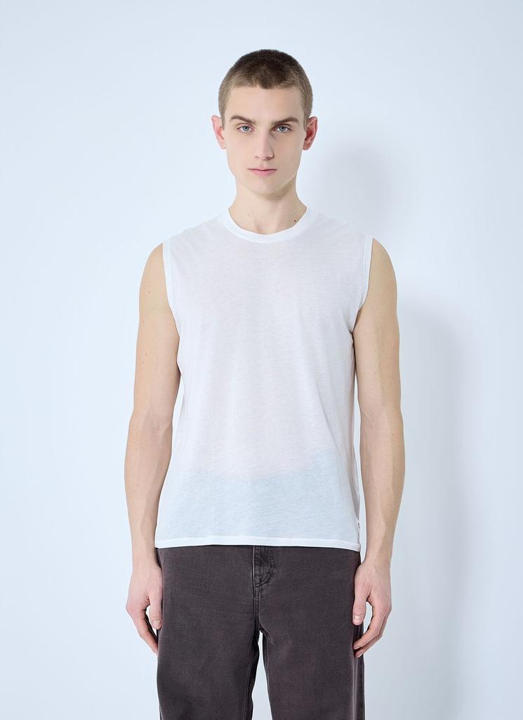 OUR LEGACY|SLEEVELESS (BREATHE TANK White Para Cotton ( Our Legacy Our Legacy Breathe Sleeveless Tank White EU48