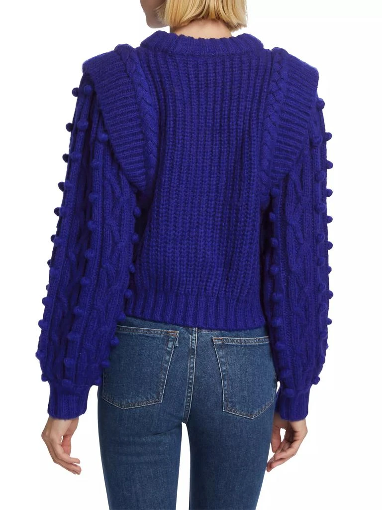 Farm Rio Textured Braided Sweater 5