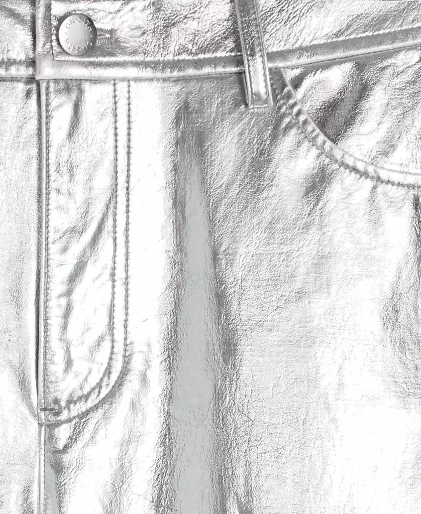On 34th Women's Metallic Faux-Leather Pants, Created for Macy's 6