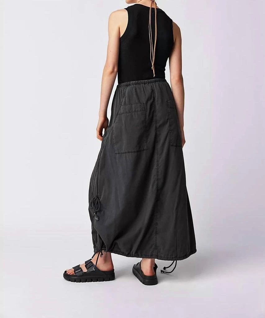 Free People Picture Perfect Parachute Skirt In Black 2