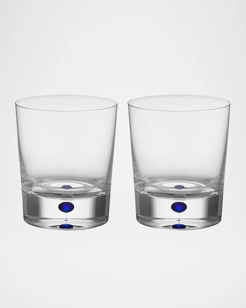 Orrefors Intermezzo Blue Double Old-Fashioned Glasses, Set of 2 1