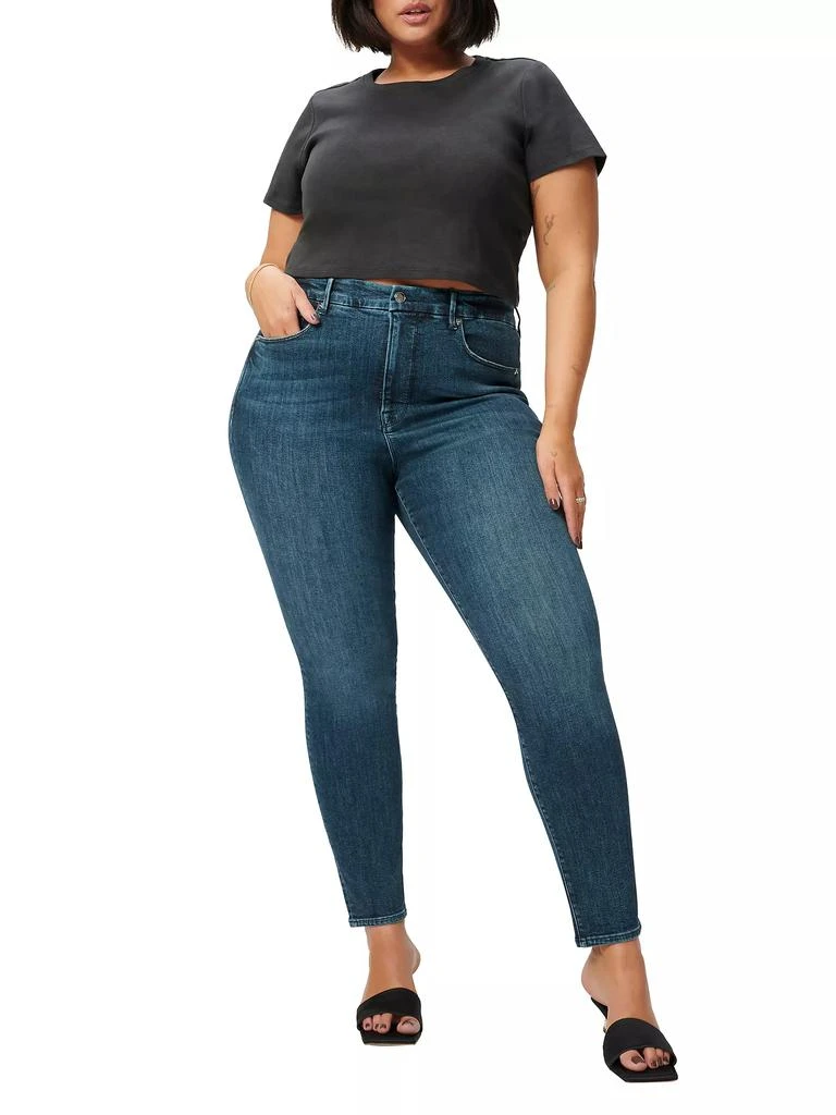 Good American Good Legs Stretch Skinny Crop Jeans 3