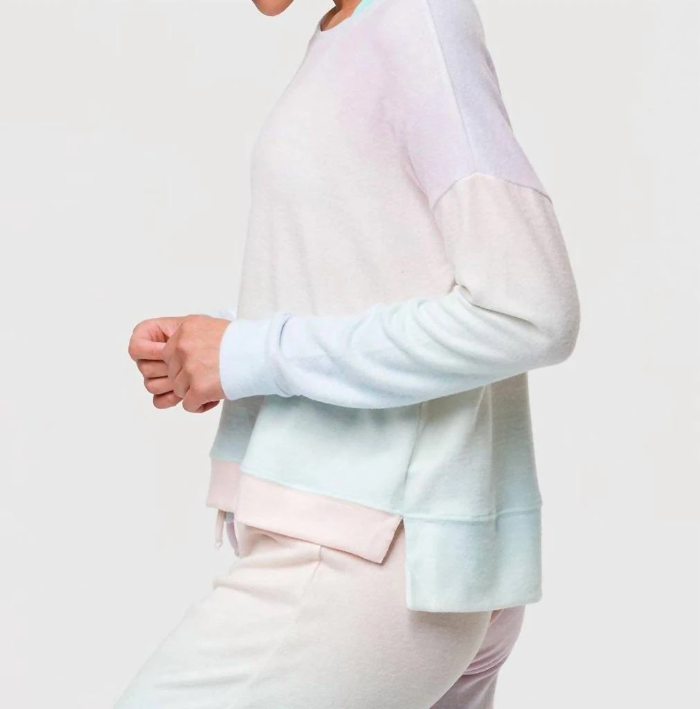 Onzie High Low Sweatshirt In Dreamsicle 3