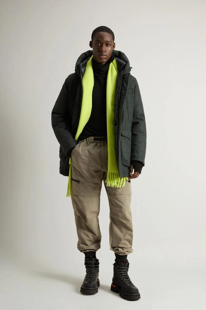 Woolrich Arctic Parka in Recycled Italian Wool-Blend Fabric - Men - Green 2