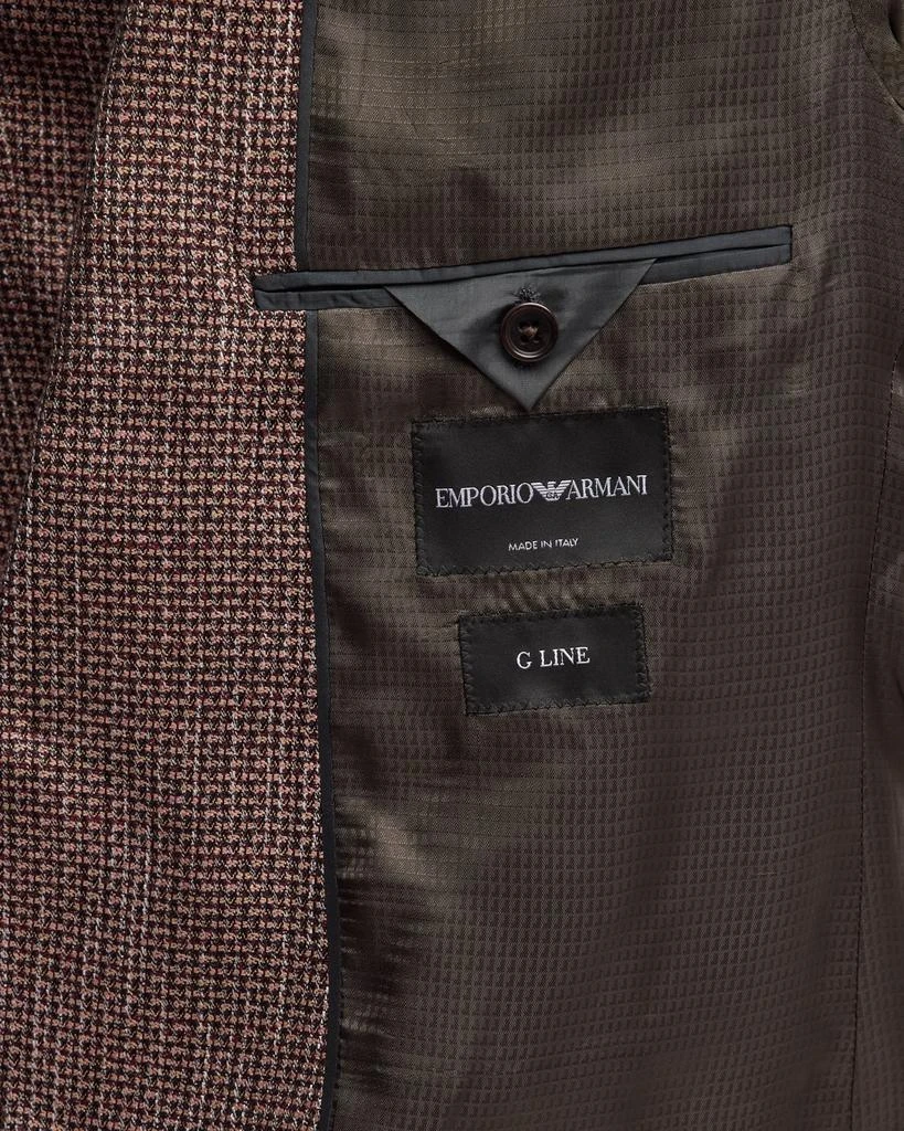 Emporio Armani Men's Copper Bamboo Sport Coat 5