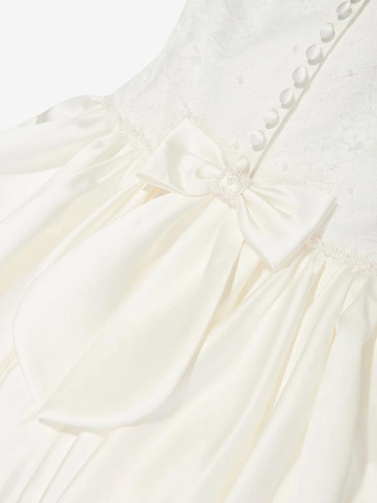 Sarah Louise Sarah Louise Girls Ceremonial Ballerina Length Dress in White 4