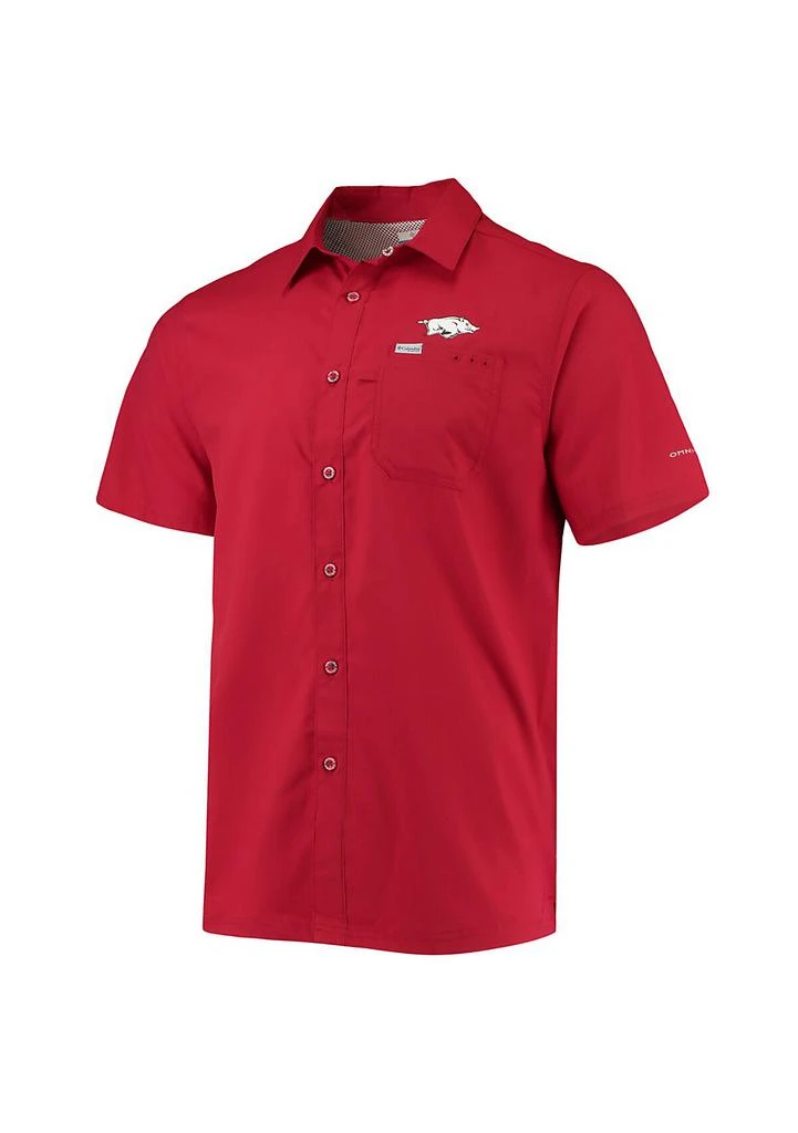 Columbia NCAA PFG Arkansas Razorbacks Slack Tide Camp Button-Up Shirt 2