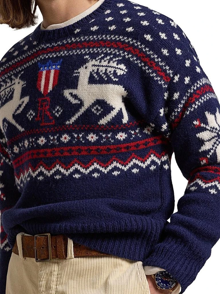 Ralph Lauren Deer-Jacquard Wool Sweater 4