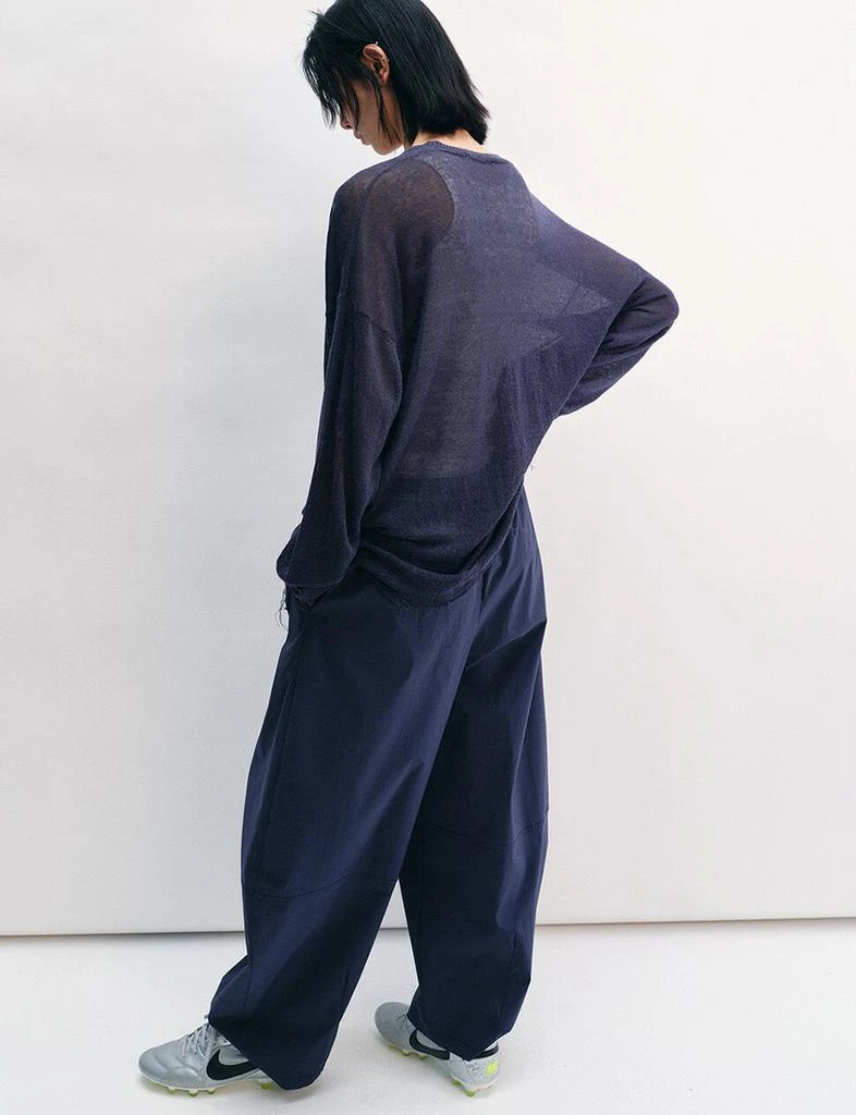 Pixie Market Navy Barrel Parachute Pants -PREORDER 6